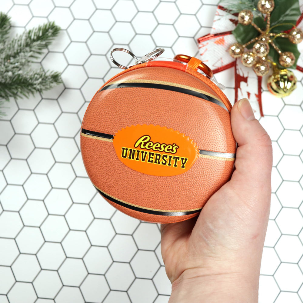 Reese’s pouch shown with clip for easy on-the-go attachment