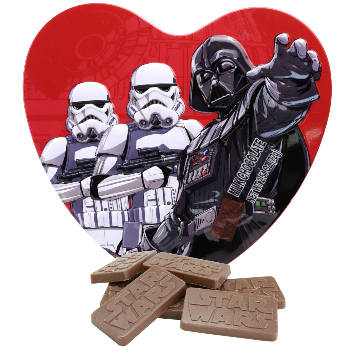 Galerie Star Wars valentines heart gift box with collectible tin.