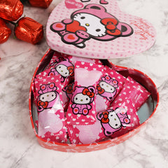 Galerie ten milk chocolatey hearts ready for sharing.