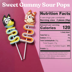 Twisted fruit gummies in vibrant colors by Galerie for playful celebrations