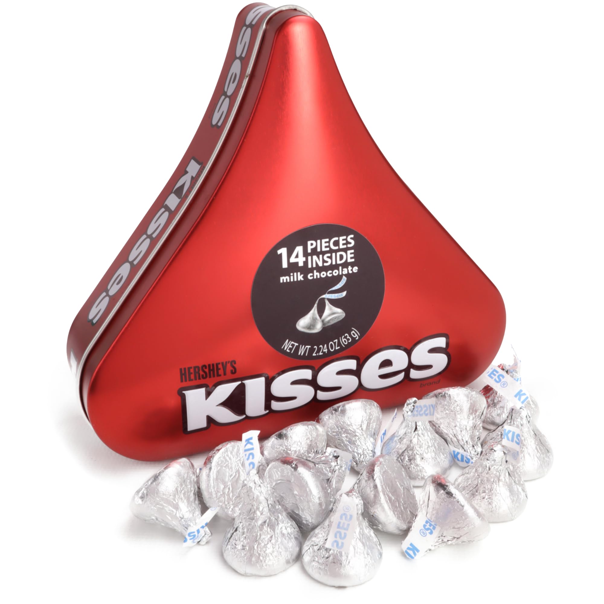Galerie Hershey Kisses gift tin is perfect for sharing, gifting, and seasonal celebrations with loved ones.