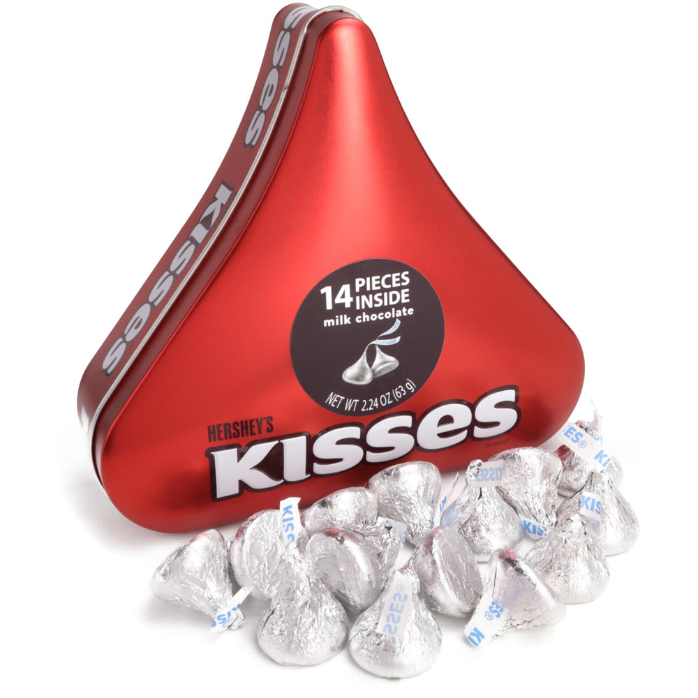 Galerie Hershey Kisses gift tin is perfect for sharing, gifting, and seasonal celebrations with loved ones.