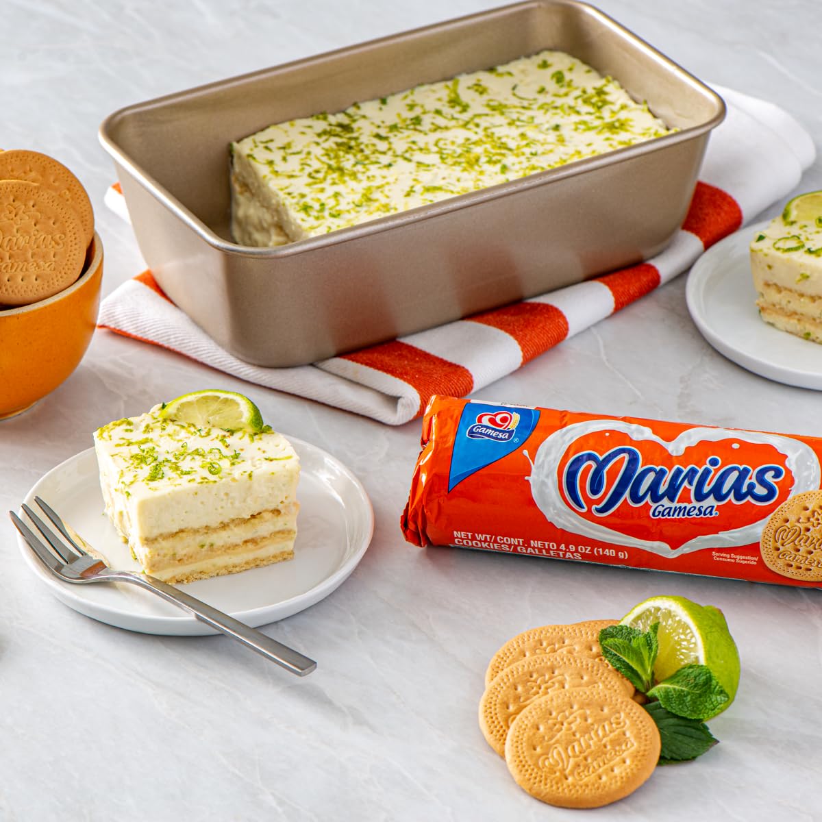 Gamesa Marias cookies with tea for a relaxing morning moment.