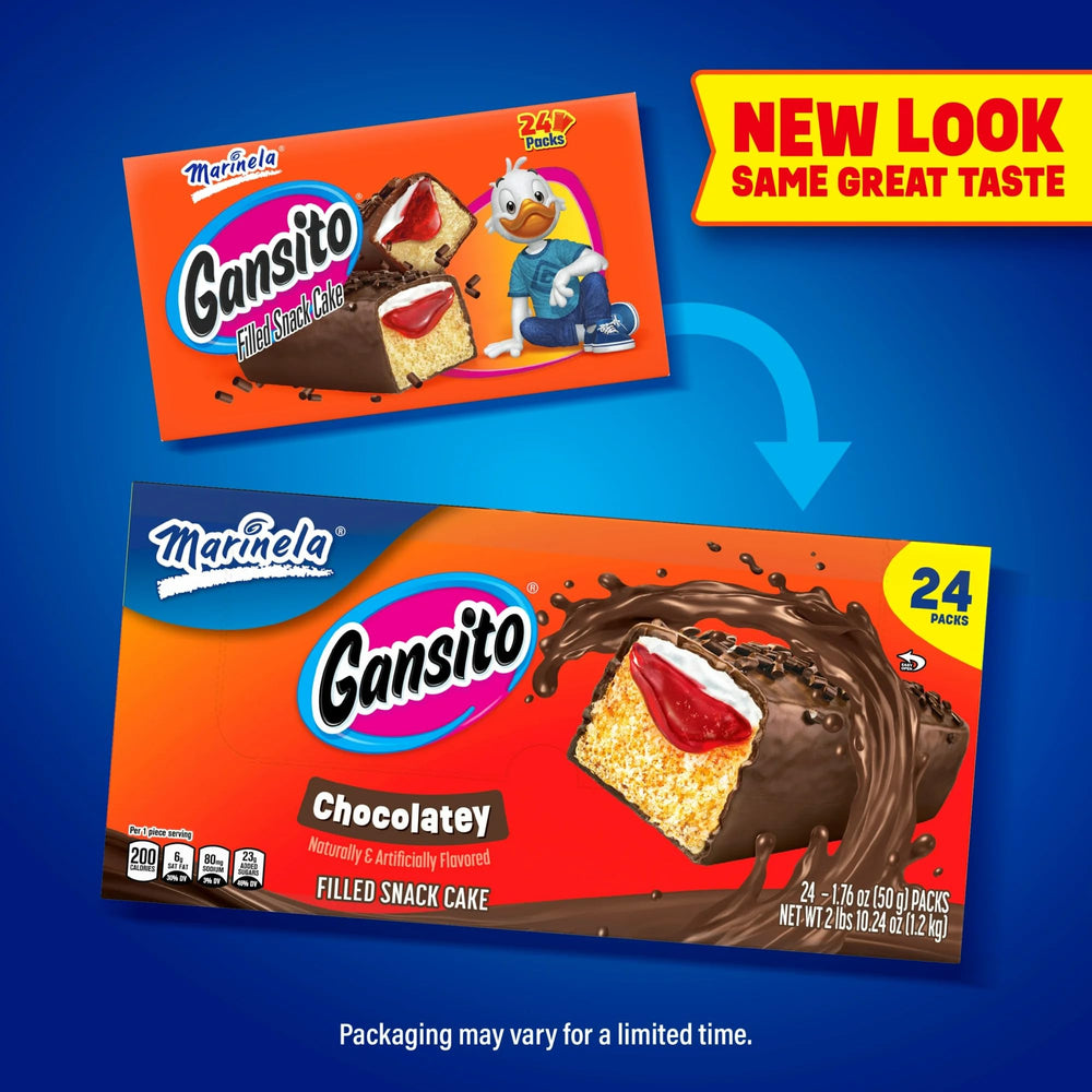 Gansito mini Gansito box-front showing front-facing packaging for quick shopping