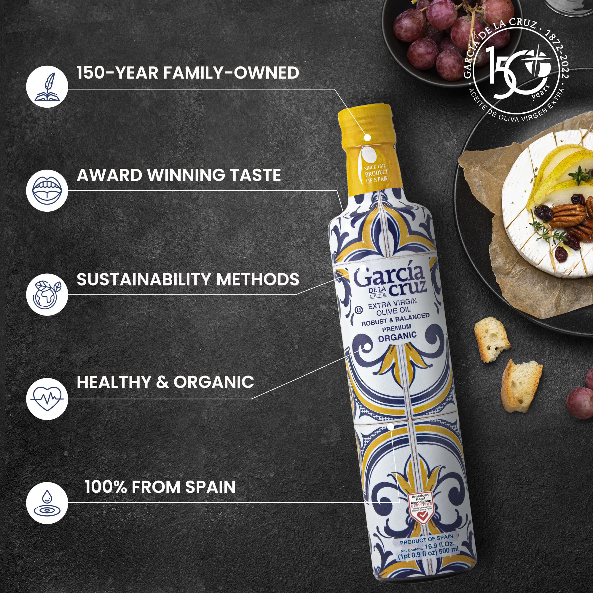 Garcia De La Cruz 1872 lemon-tomato notes oil highlights almond and tomato accents