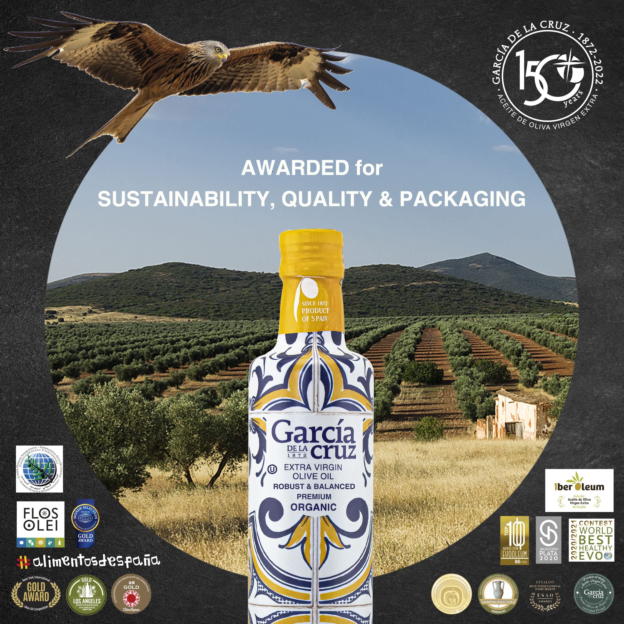 Garcia De La Cruz 1872 replica bottle detail protects flavor and aroma