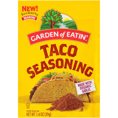 Garden of Eatin' taco seasoning 12-pack, ready for quick weeknight tacos