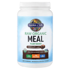 Garden of Life Raw Organic Meal Shake chocolate mixed glass demonstrates smooth texture and shake-ability.