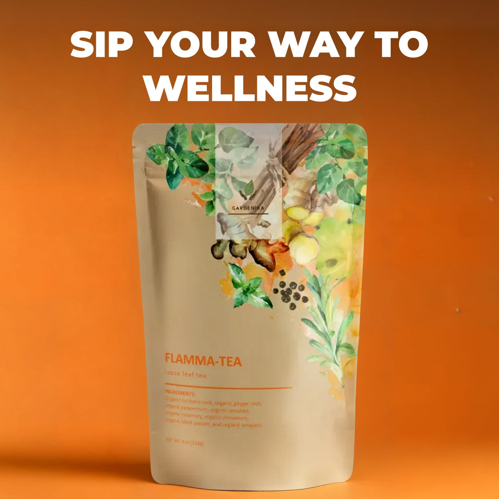 Gardenika Flamma-tea cinnamon and black pepper aroma enhances daily ritual.