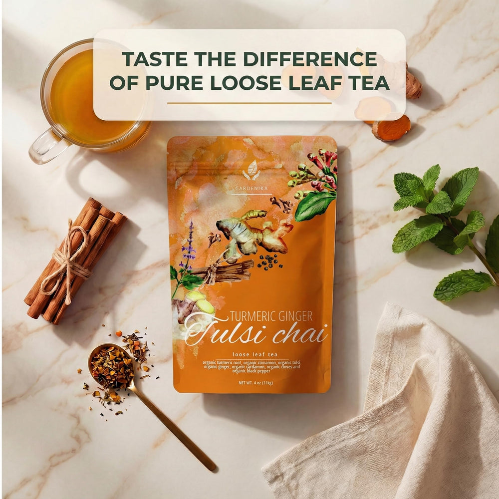 Gardenika India-origin organic tea with authentic spice profile