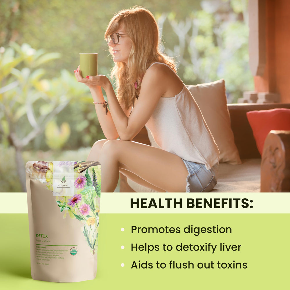 Gardenika peppermint leaf in the blend for a refreshing mint note