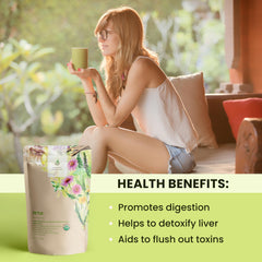 Gardenika peppermint leaf in the blend for a refreshing mint note