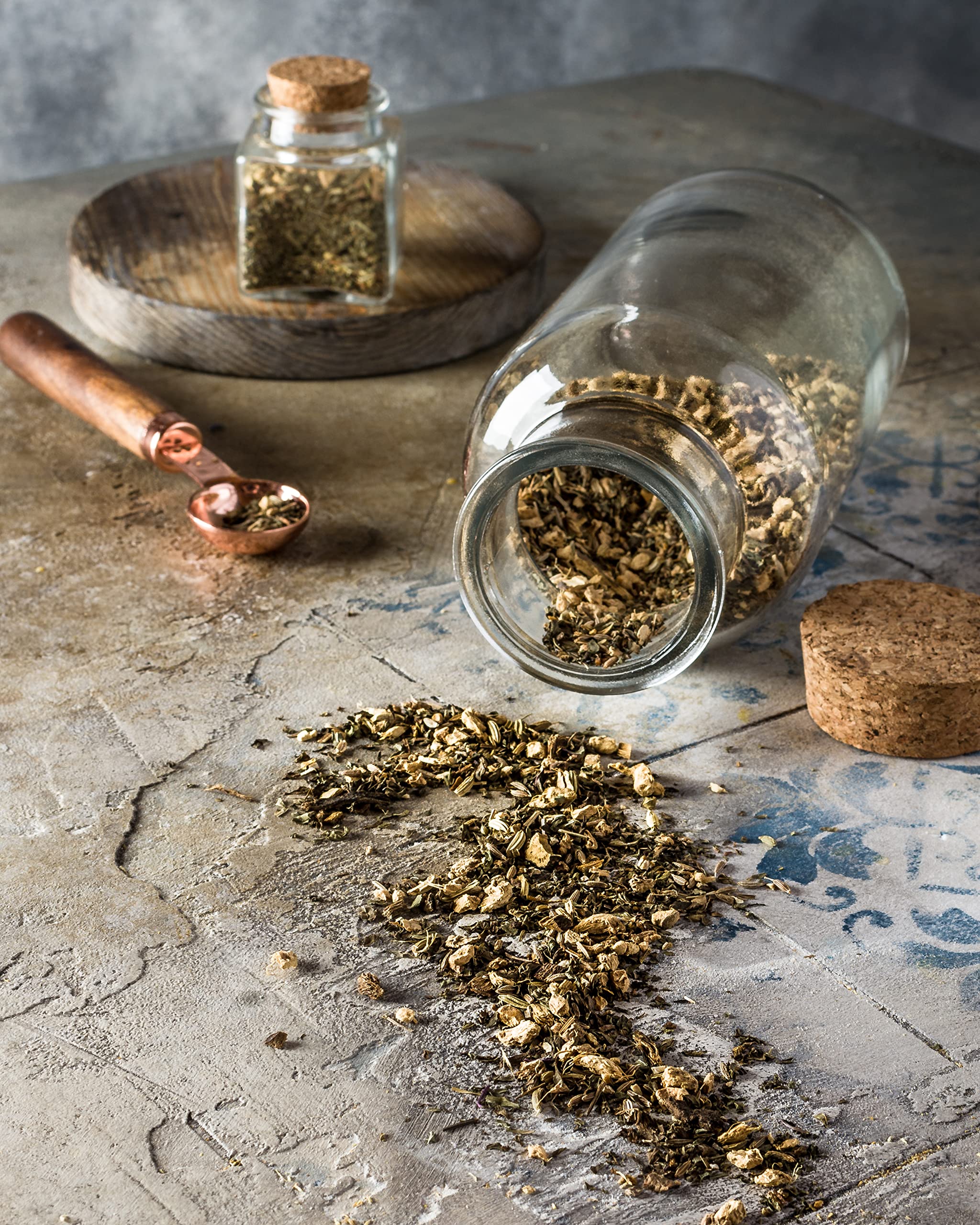 Gardenika resealable zipper pouch keeps tea fresh and aromatic