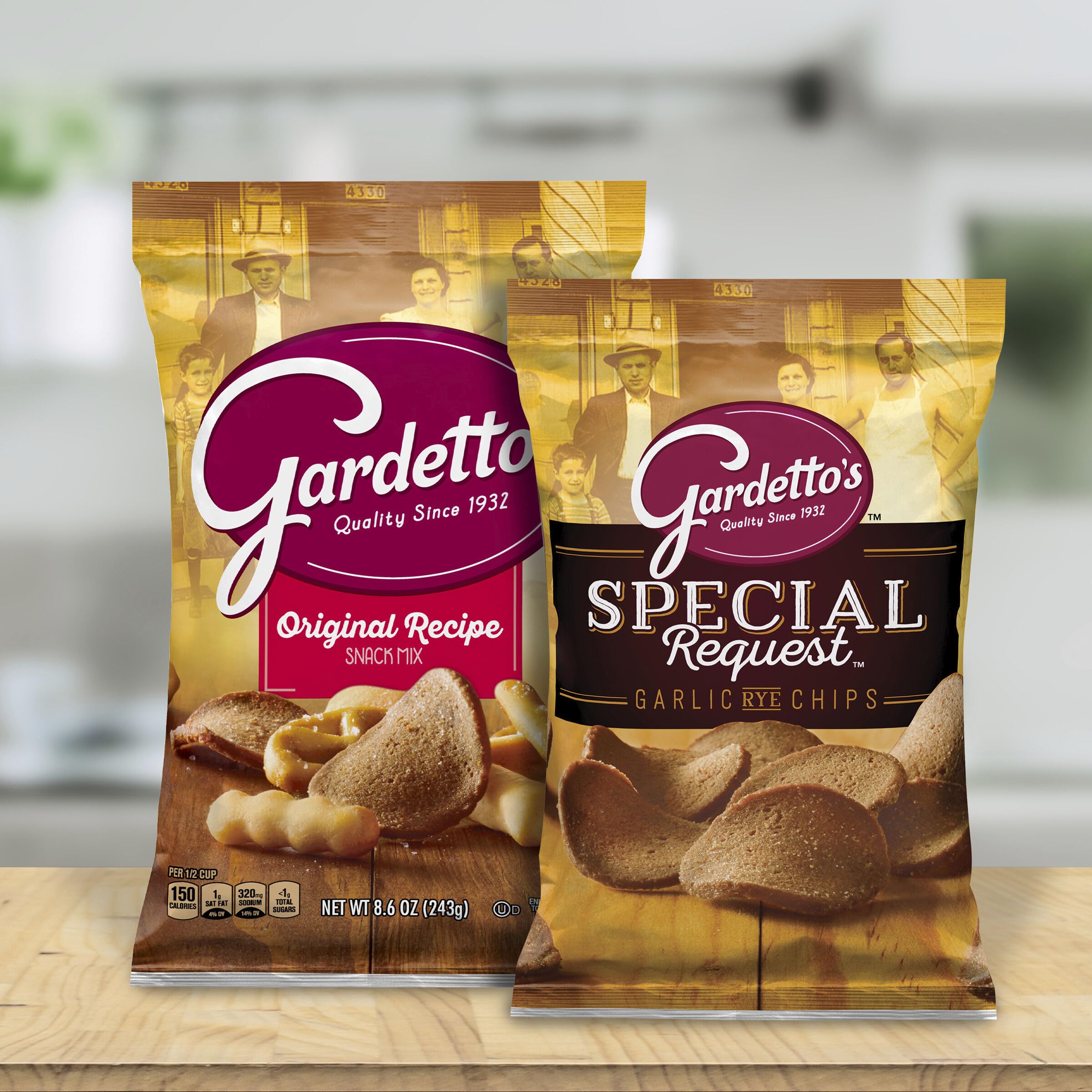Gardetto's label emphasizes heritage and recipe origin
