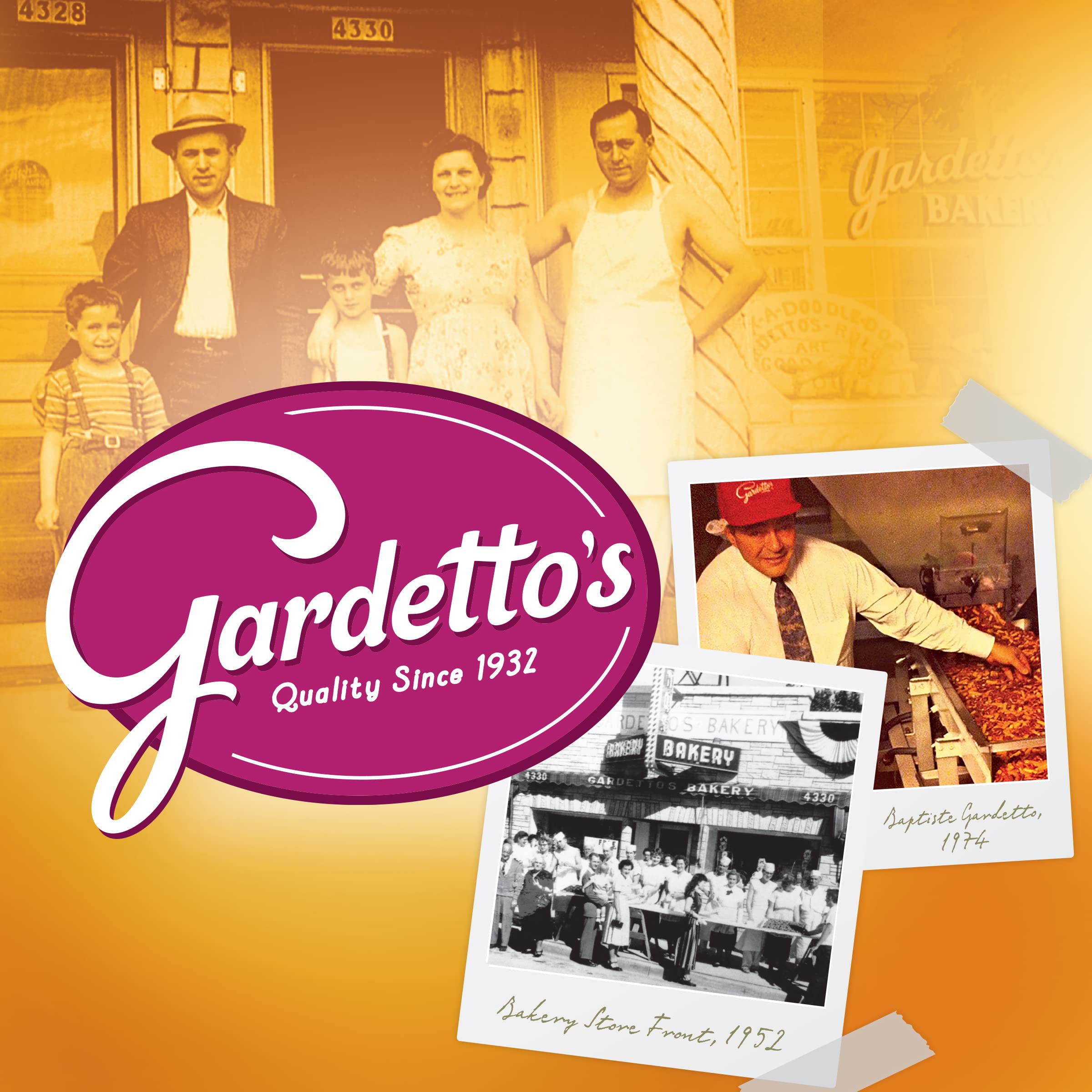 Gardetto's rye chips roasted for bold, savory crunch