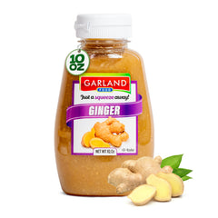 Garland Food Squeezable Ginger Paste 10 oz bottle for easy flavor bursts.