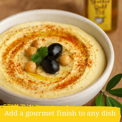 Garlic Gold bread dip oil invites savory, easy snacking.