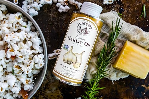 Garlic oil adds savory depth to grilled chicken