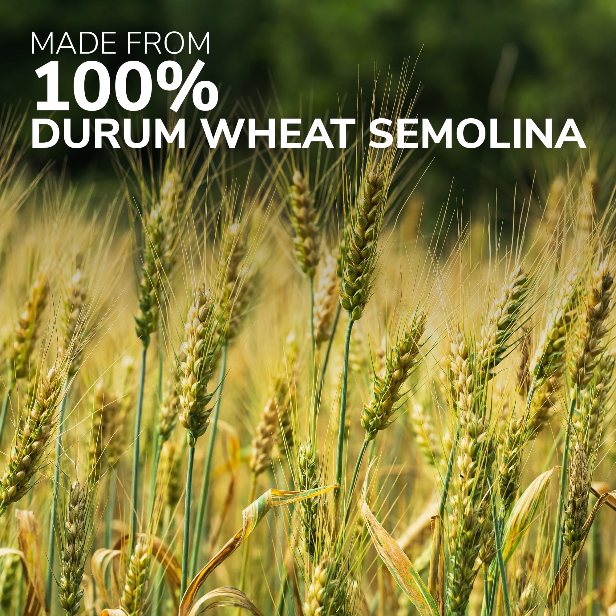 Garofalo durum semolina pasta showing pure ingredient base