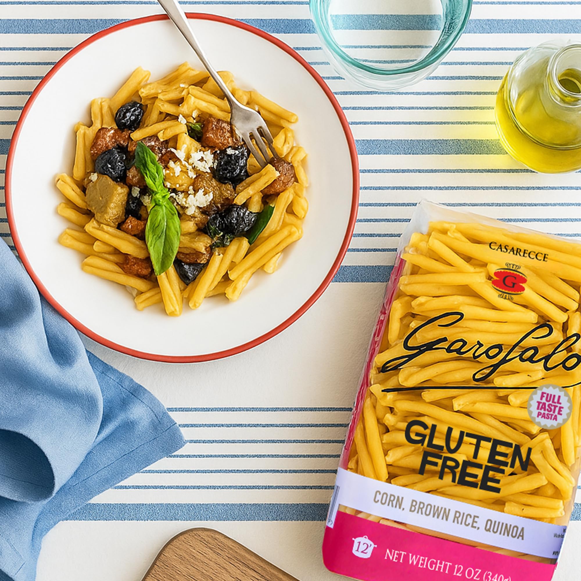 Garofalo Italian-made pasta PGI-certified, exemplifying premium quality and tradition
