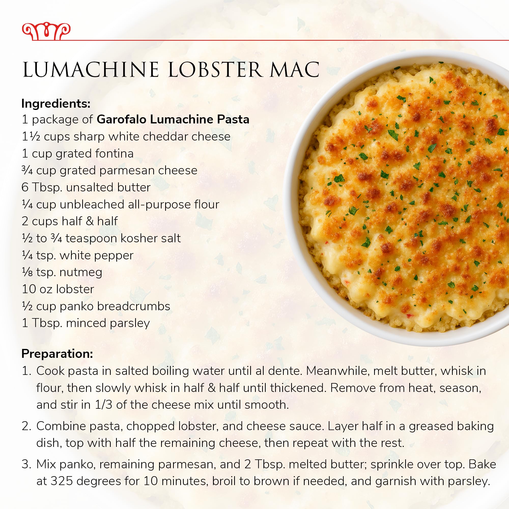 Garofalo Lumachine pairs with rich sauces for a satisfying dinner.