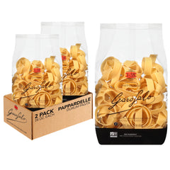 Garofalo Pappardelle wide ribbons invite hearty bites and sauce-carrying flavor