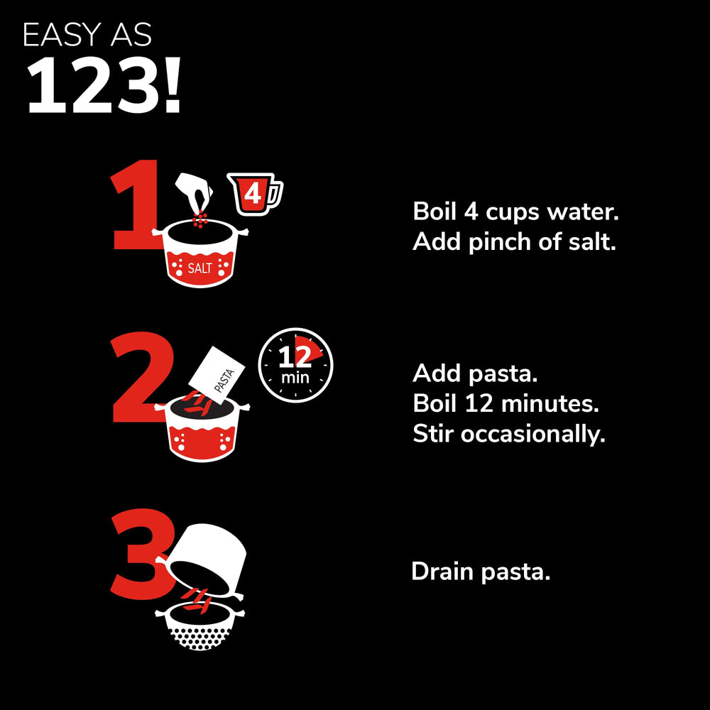 Garofalo serving-ready pasta with sauce on stylish dinner plate