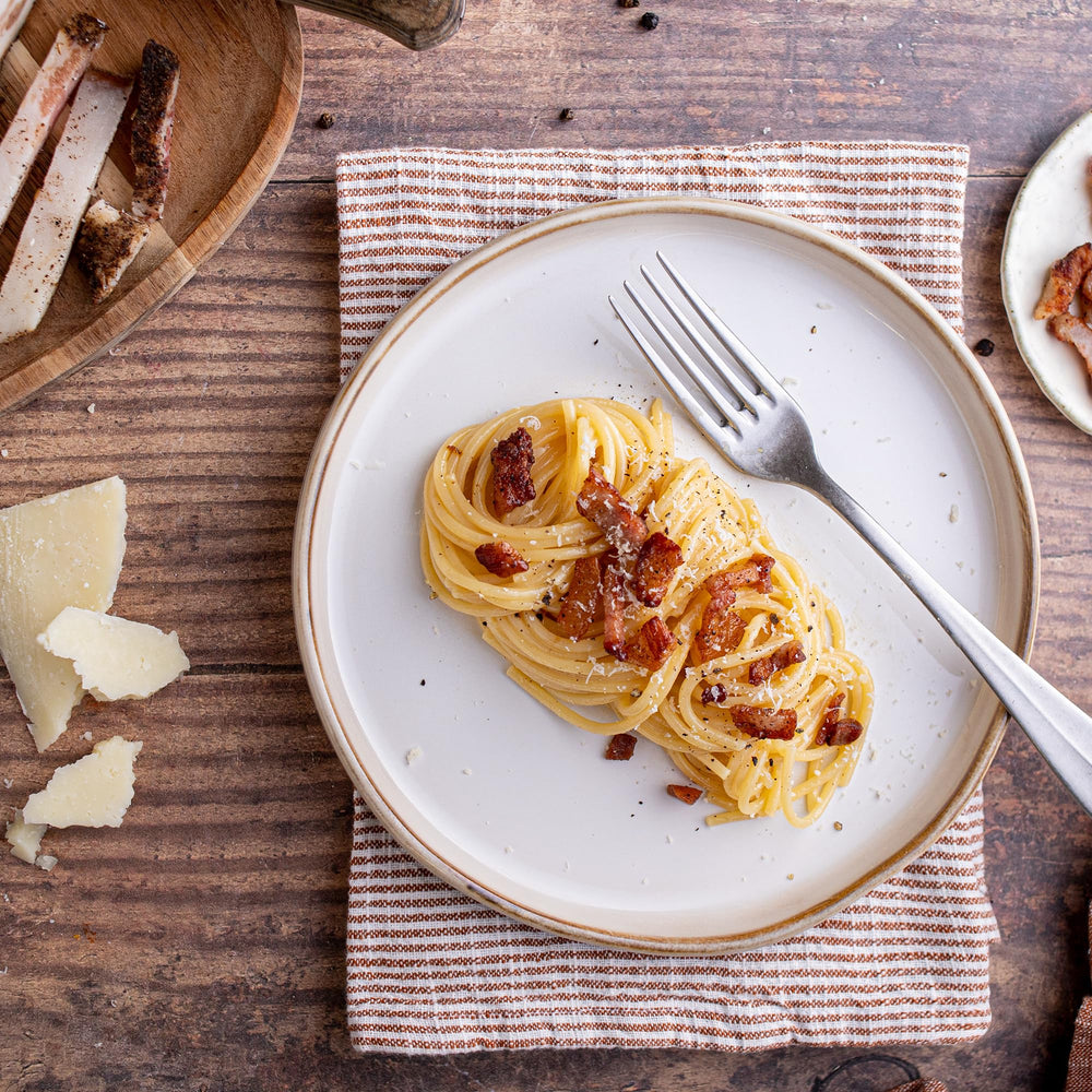 Garofalo spaghetti slow-dried artisan process enhances flavor and texture
