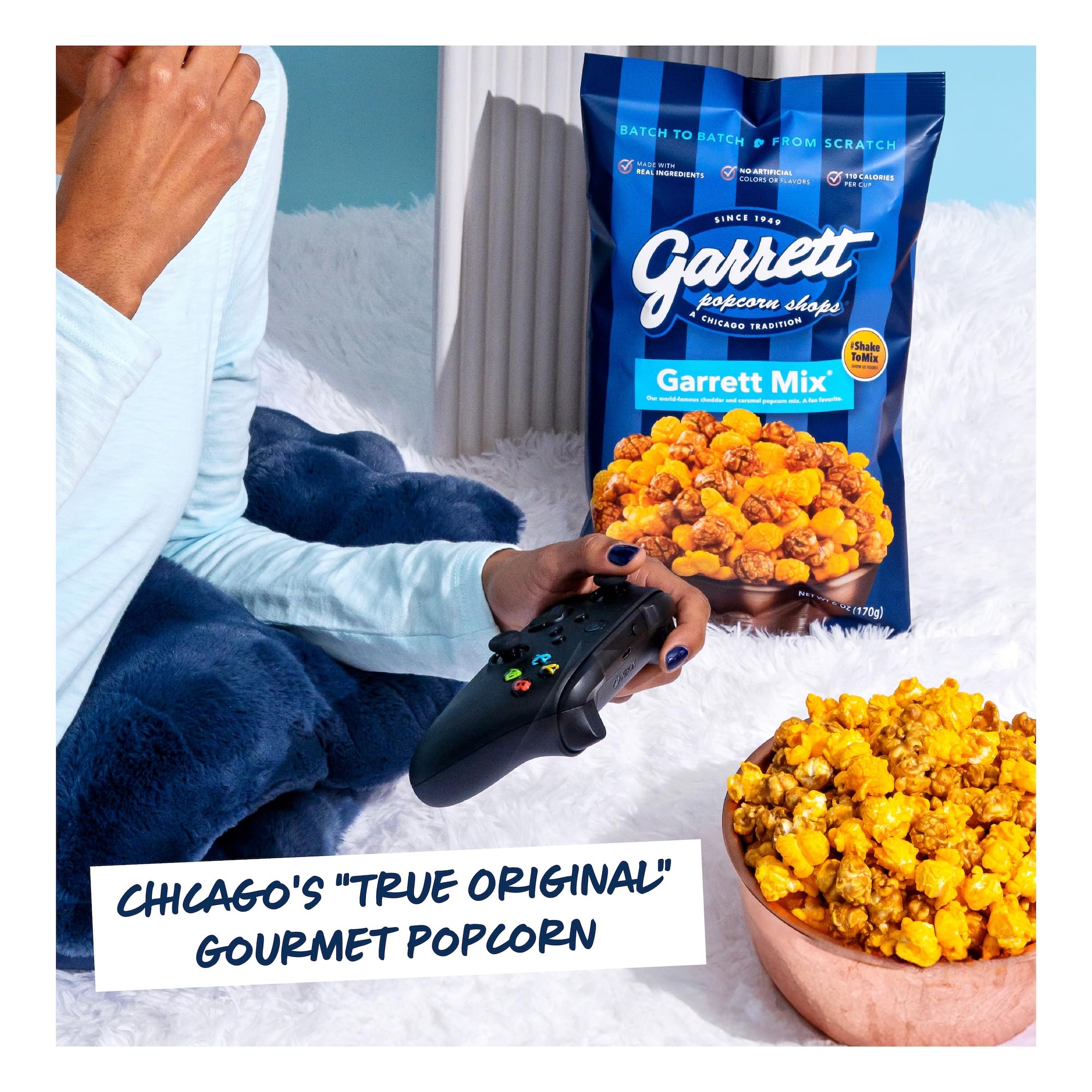 Garrett Popcorn small-batch ingredients image highlighting craftsmanship.