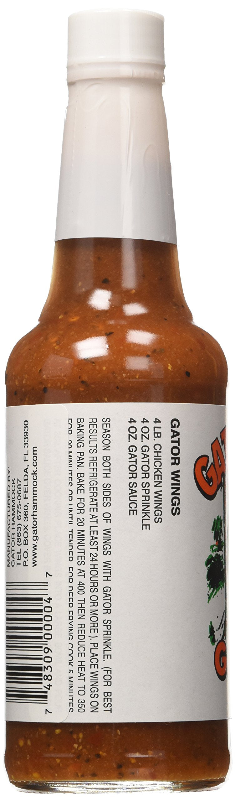 Gator Hammock Gator Sauce 10oz bottle for taco seasoning and table-side heat.