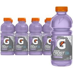 Gatorade Frost Riptide Rush bottle delivers refreshing hydration on the go.