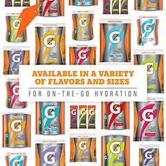 Gatorade Fruit Punch powder poured into a shaker for on-the-go hydration