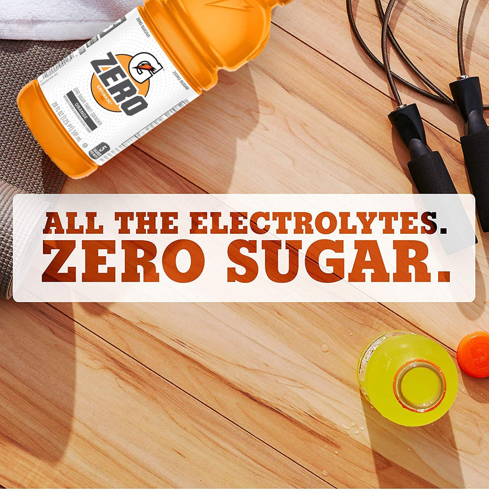 Gatorade G Zero Glacier Cherry 24-pack for team practices and travel
