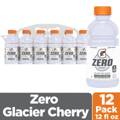 Glacier Cherry G Zero bottle in gym bag for quick hydration on the go