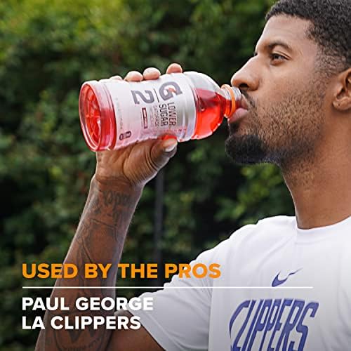 Gatorade G2 label emphasizes lower carbs versus Original.