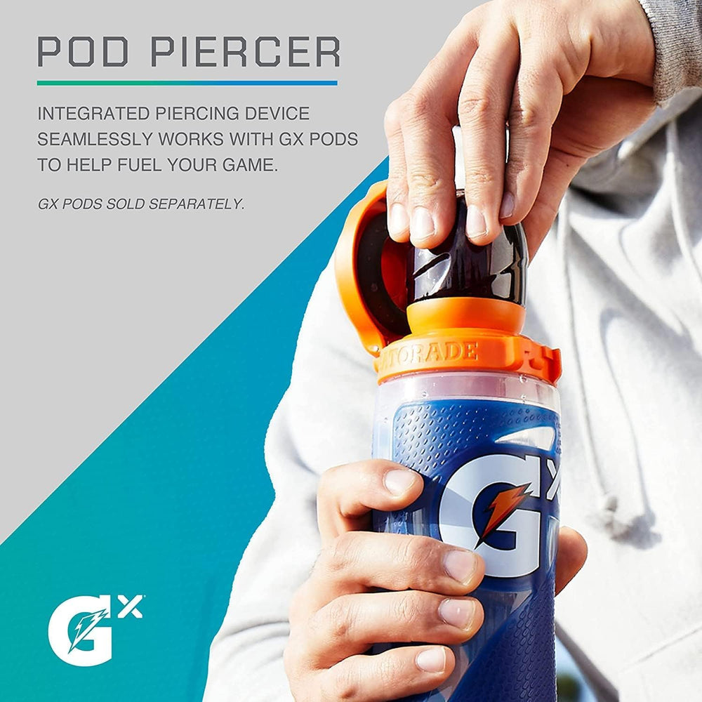 Gatorade Glitched Berry Gx bottle with customizable ID ring option.
