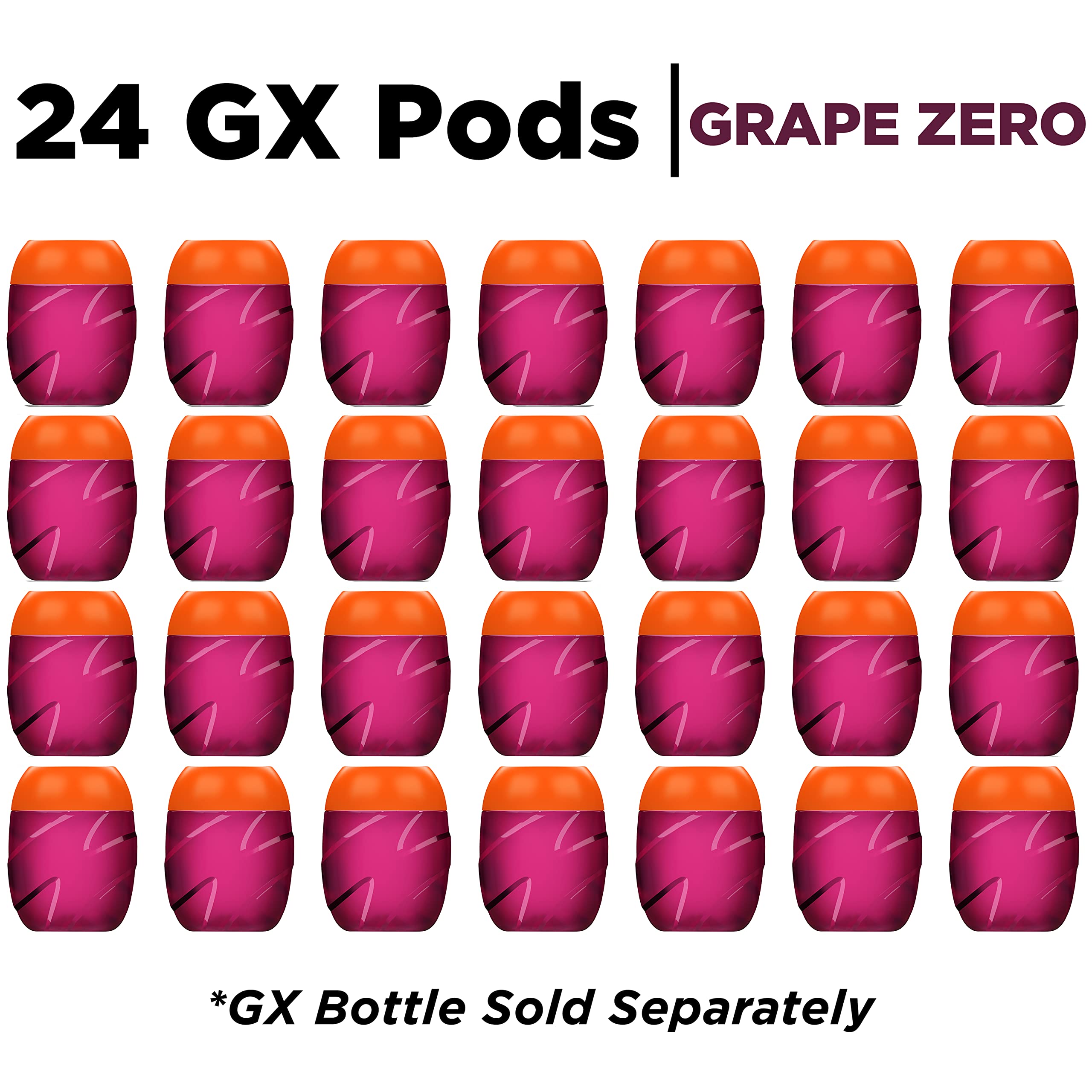 Gatorade Gx G Zero Grape pods ready to mix with water