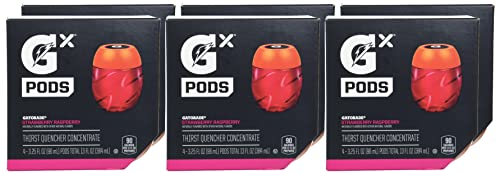 Gatorade GX flavor label close-up highlights Strawberry Raspberry