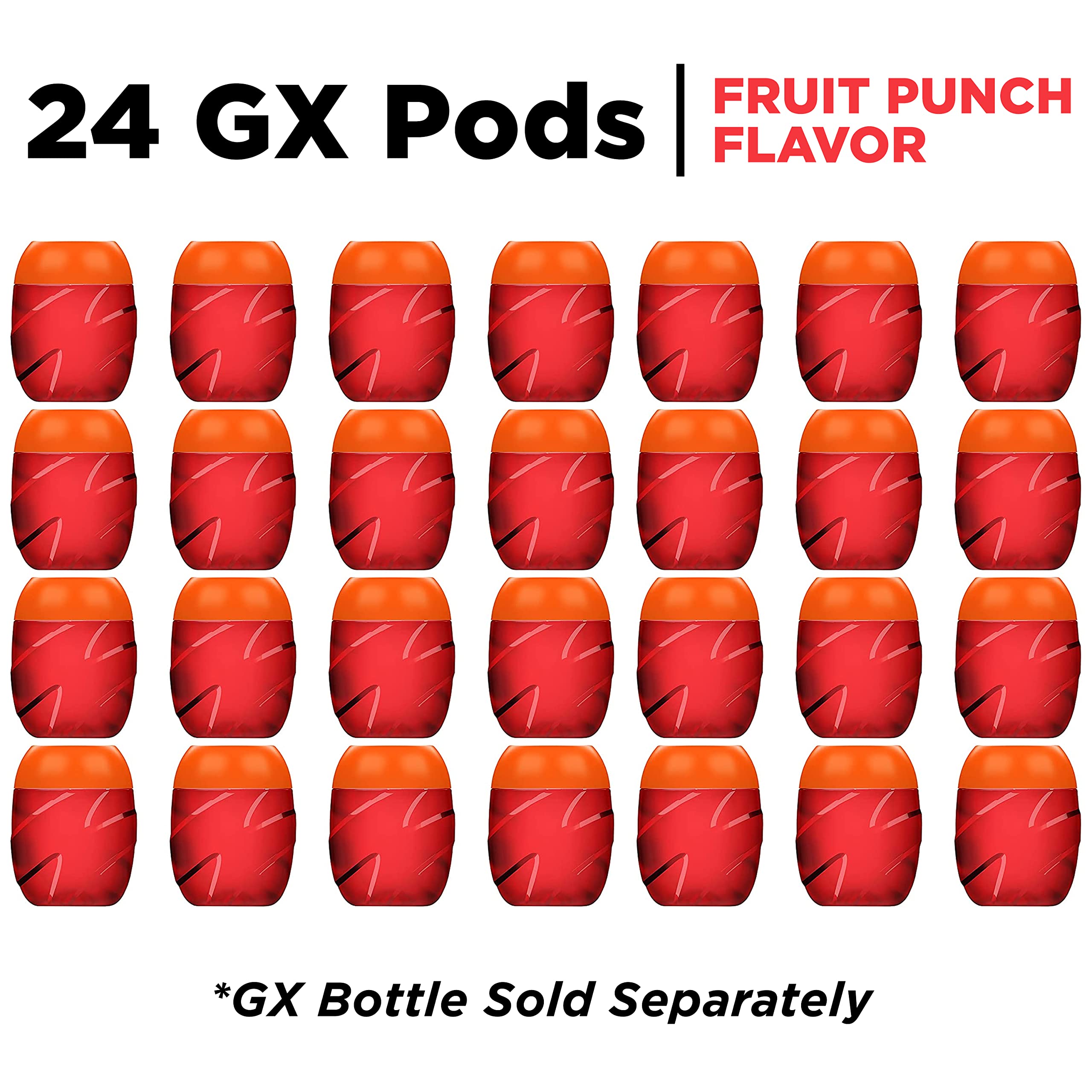 Gatorade Gx Pods Fruit Punch box showing 24 pods for convenient training hydration