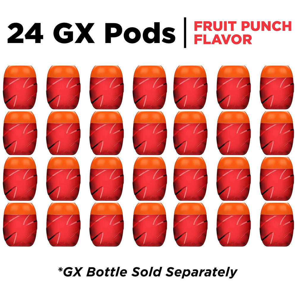 Gatorade Gx Pods Fruit Punch box showing 24 pods for convenient training hydration