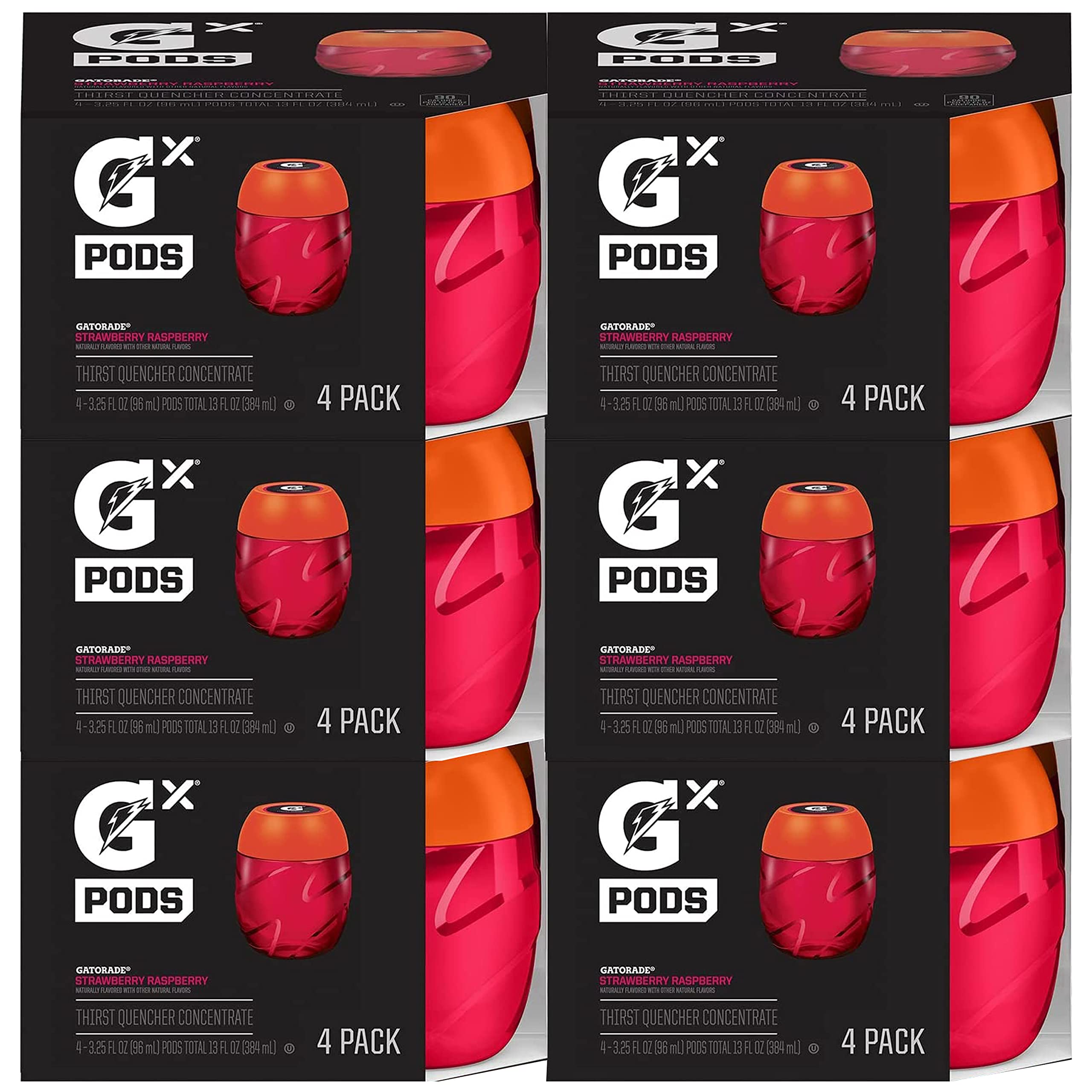 Gatorade GX Pods Strawberry Raspberry flavor in-pack for on-the-go hydration