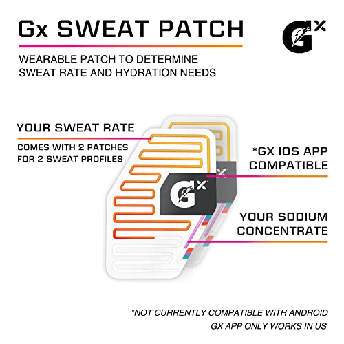 Gatorade GX Sweat Patch applied to inner forearm for measurements