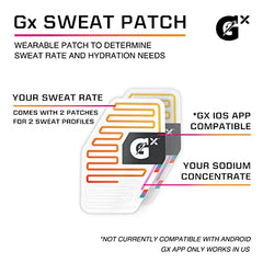 Gatorade GX Sweat Patch applied to inner forearm for measurements