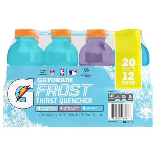 Gatorade Original Thirst Quencher 20oz bottle in hand after workout