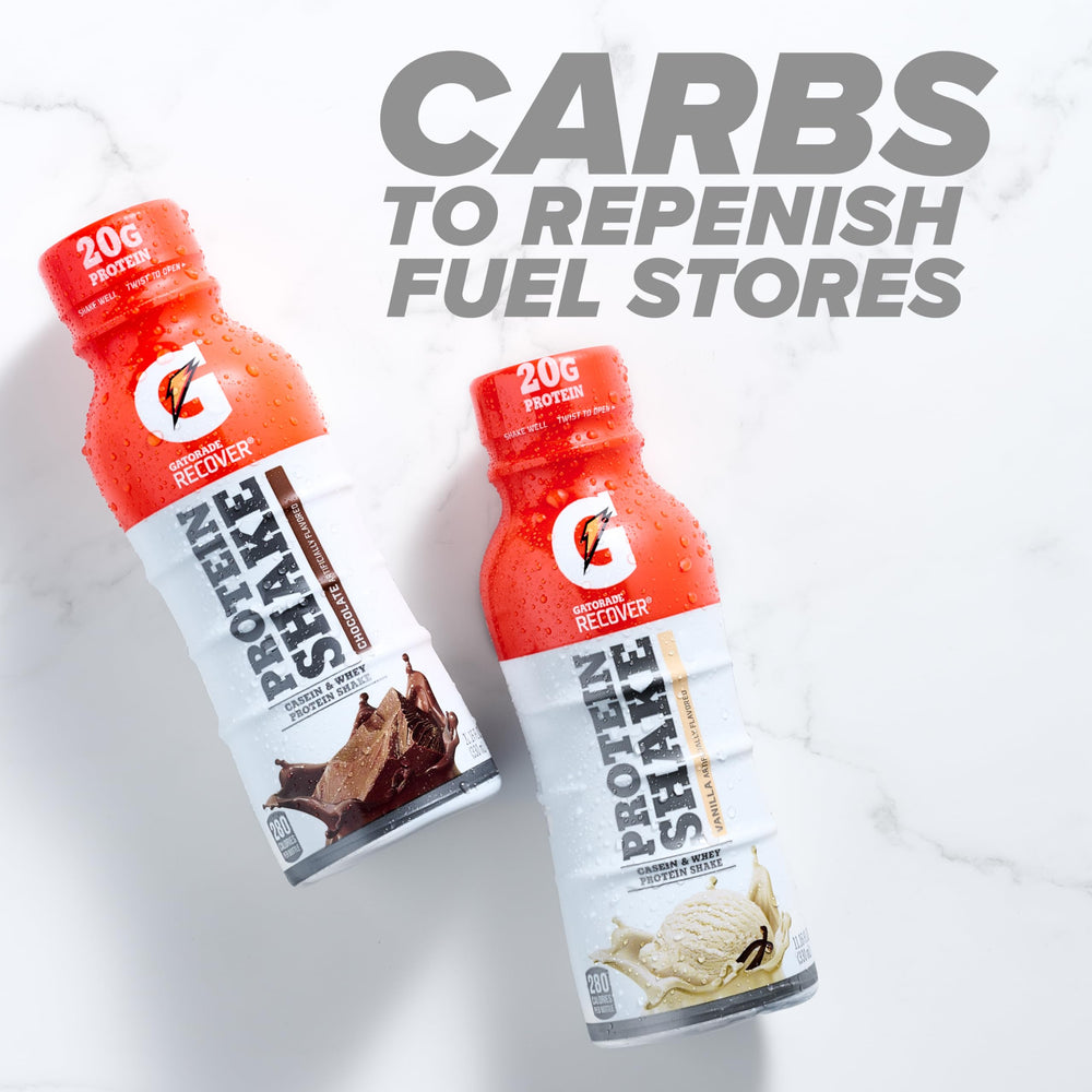 Gatorade Recover chocolate texture close-up highlighting creamy flavor