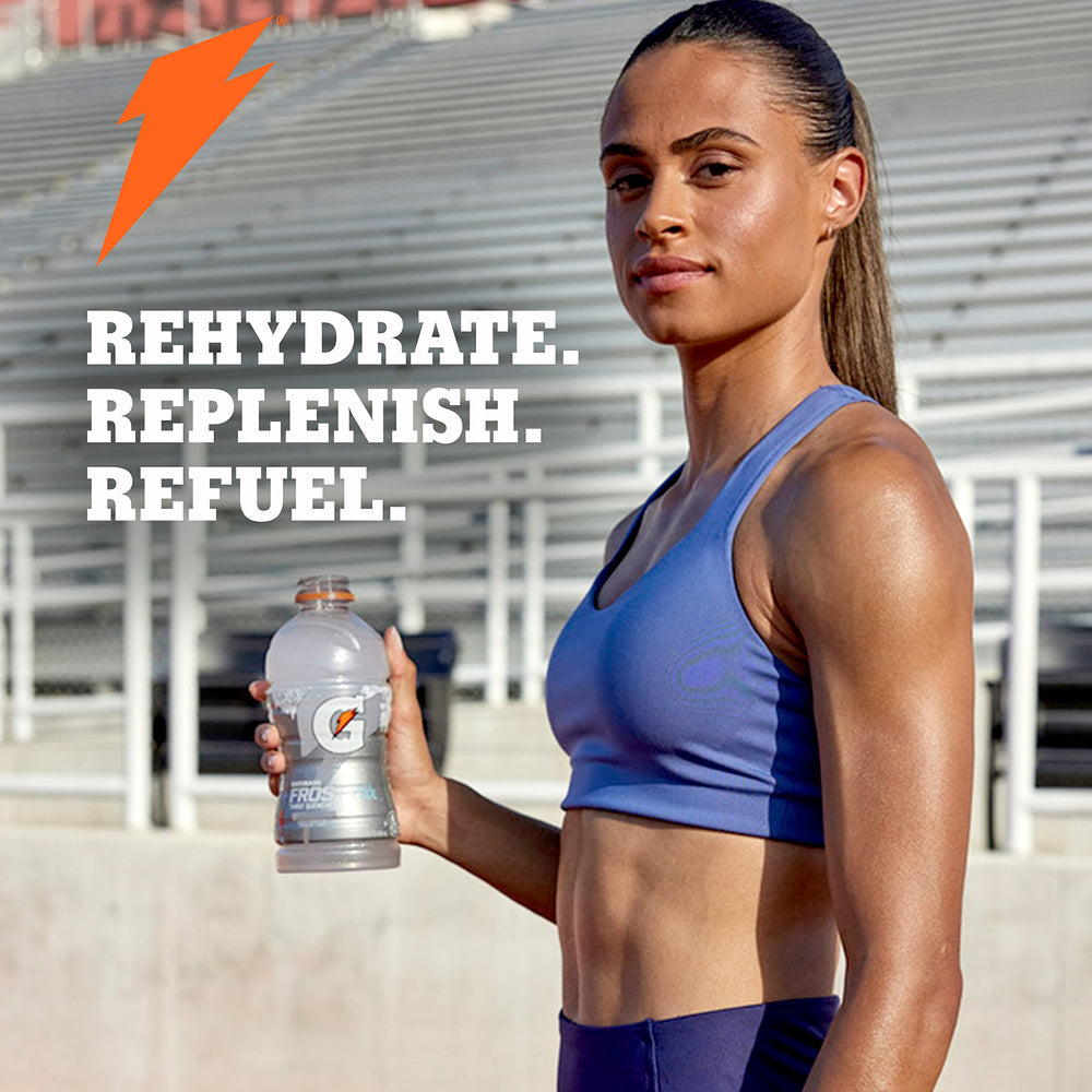 Gatorade Thirst Quencher fruit punch flavor in bottle