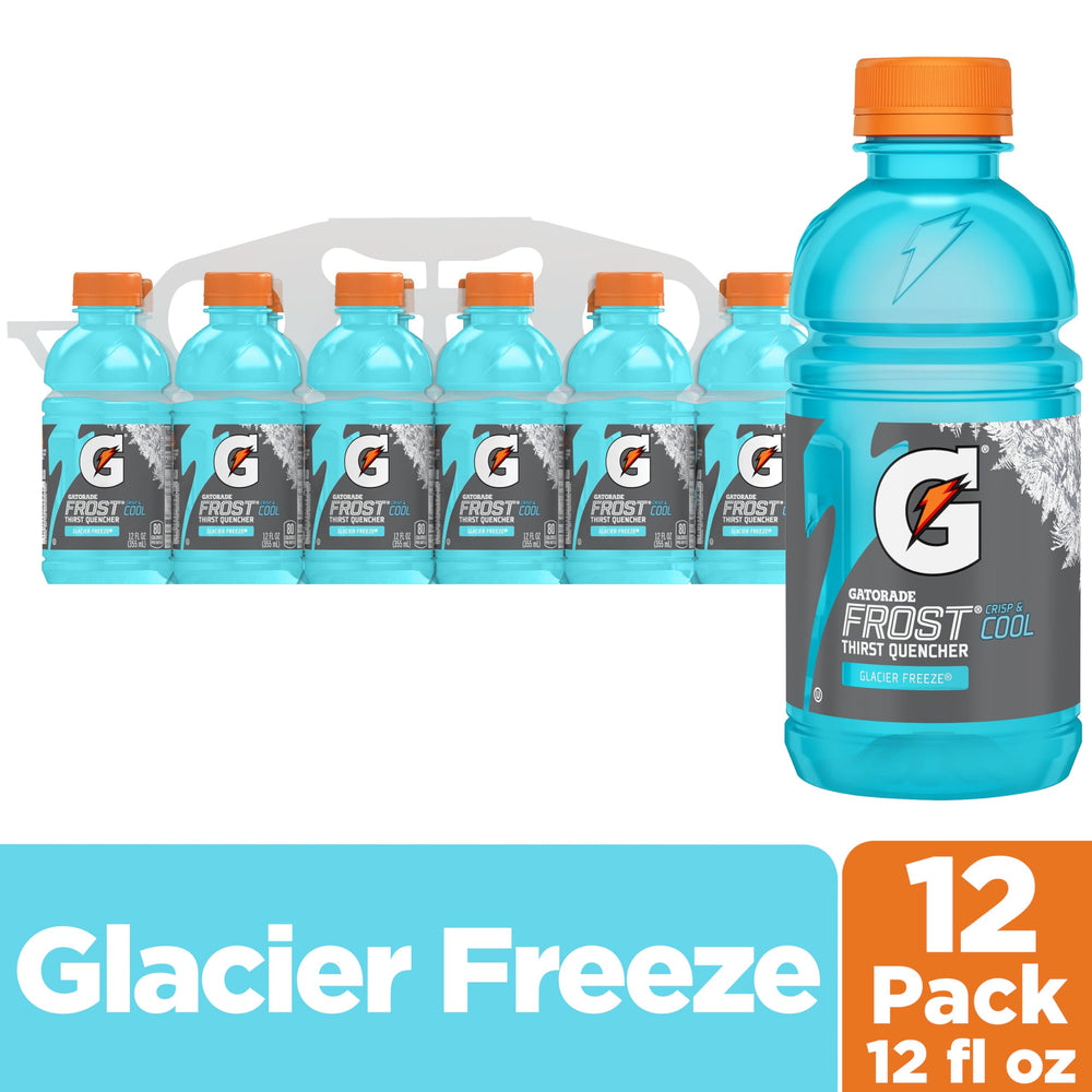 Gatorade Thirst Quencher Glacier Freeze being poured for quick hydration after training