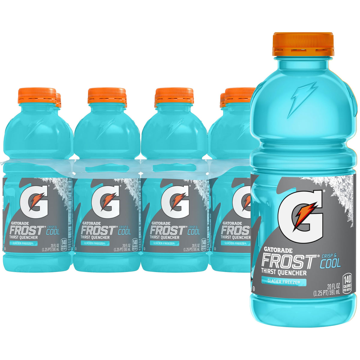 Gatorade Thirst Quencher Glacier Freeze bottle for on-the-go hydration during workouts