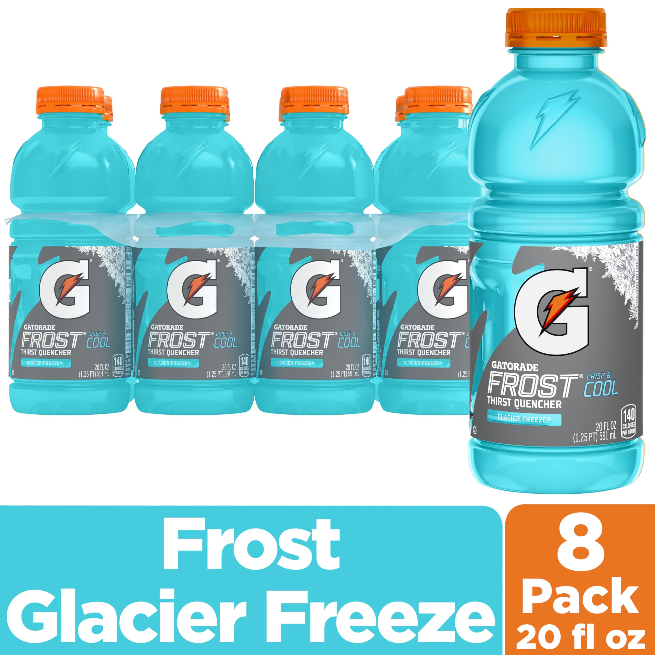 Gatorade Thirst Quencher Glacier Freeze liquid pour for quick energy during activity