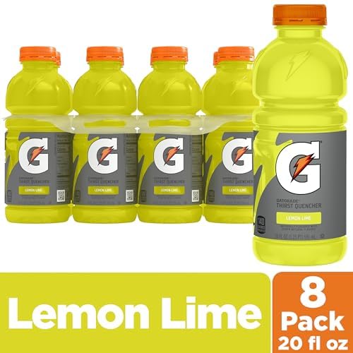 Gatorade 20oz bottle showing flavor and electrolyte blend for active hydration